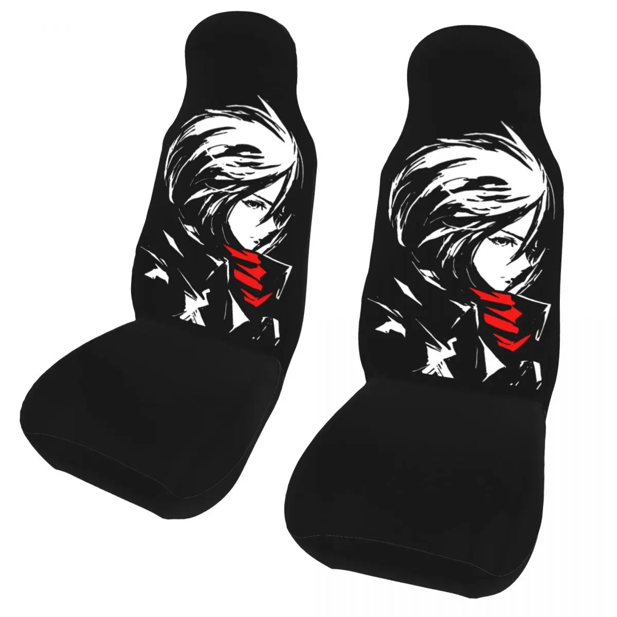 

Anime Attack On Titan Universal Car Seat Cover Off-Road Suitable For All Kinds Models Eren Car Seat Covers Fiber Hunting
