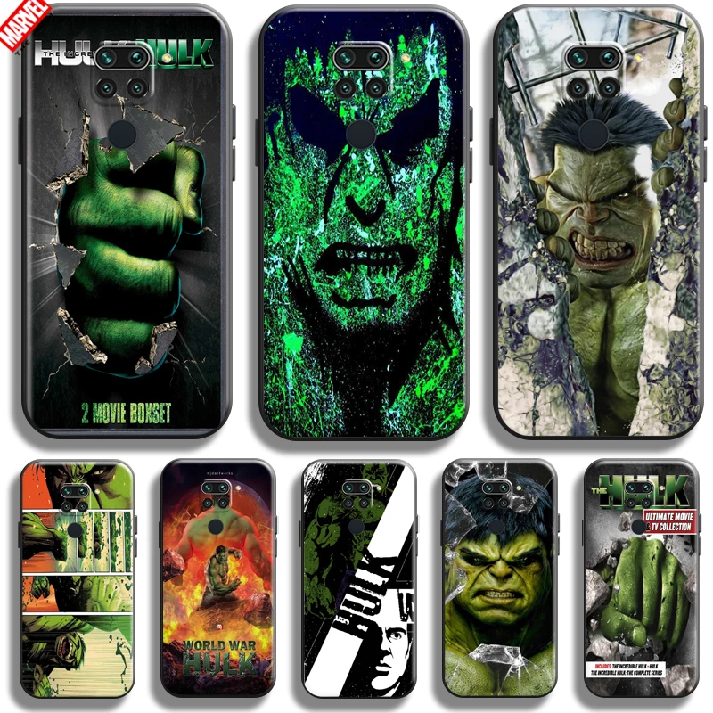 

Hulk Marvel Avengers For Xiaomi Redmi 10X 4G Phone Case 6.53 Inch Soft Silicon Coque Cover Black Funda Comics Thor