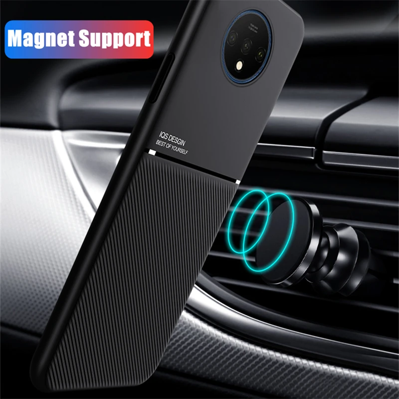 shockproof phone case for oneplus 7t 8 9 7 pro 8t nord anti shock magnet shell matte silicone cover for one plus 7t 6t pro funda free global shipping