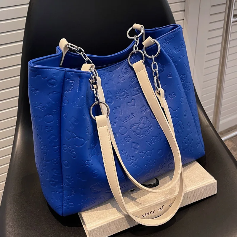 Новинка 2022 женские кожаные сумки на плечо с цветочным узором большие большой