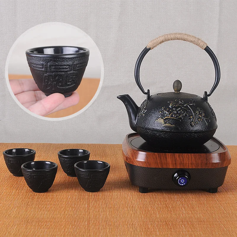 

Ручная работа, железный чайник, чайник ручной варки, слива, Орхидея, бамбук, хризантемы 1,2 л, железный чайник