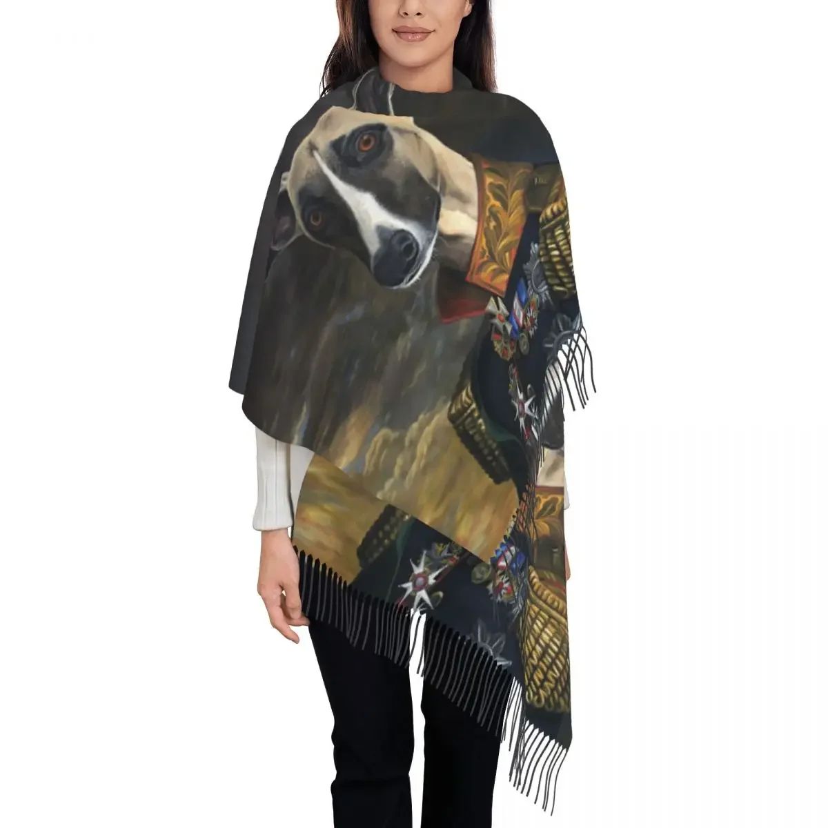 Индивидуальная картинка с изображением животного мягкий белый питомец шали для