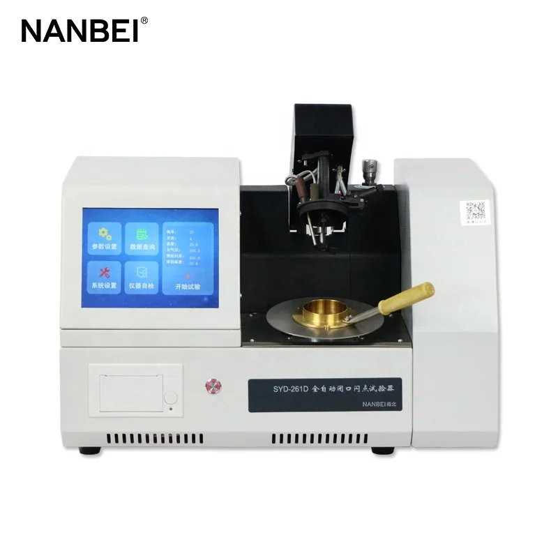 Полностью автоматический тестер температуры вспышки с закрытым стаканом D93