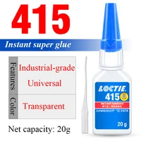 20g loctite 415 quick drying adhesive metal plastic rubber adhesive colorless translucent super glue