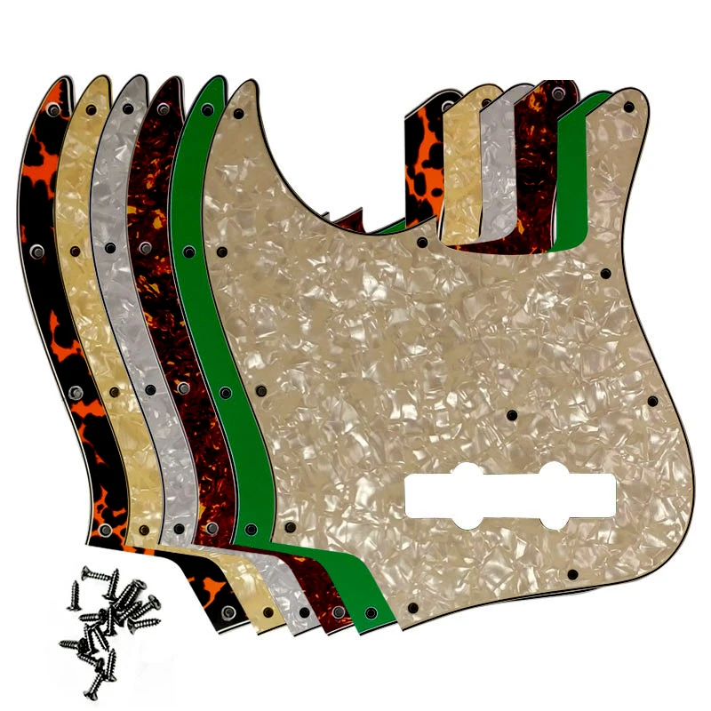 

Xinyue Custom Guitar Parts - For MiJ Jazz Bass Made In Japan Guitar Pickguard Scratch Plate Multicolor Choice