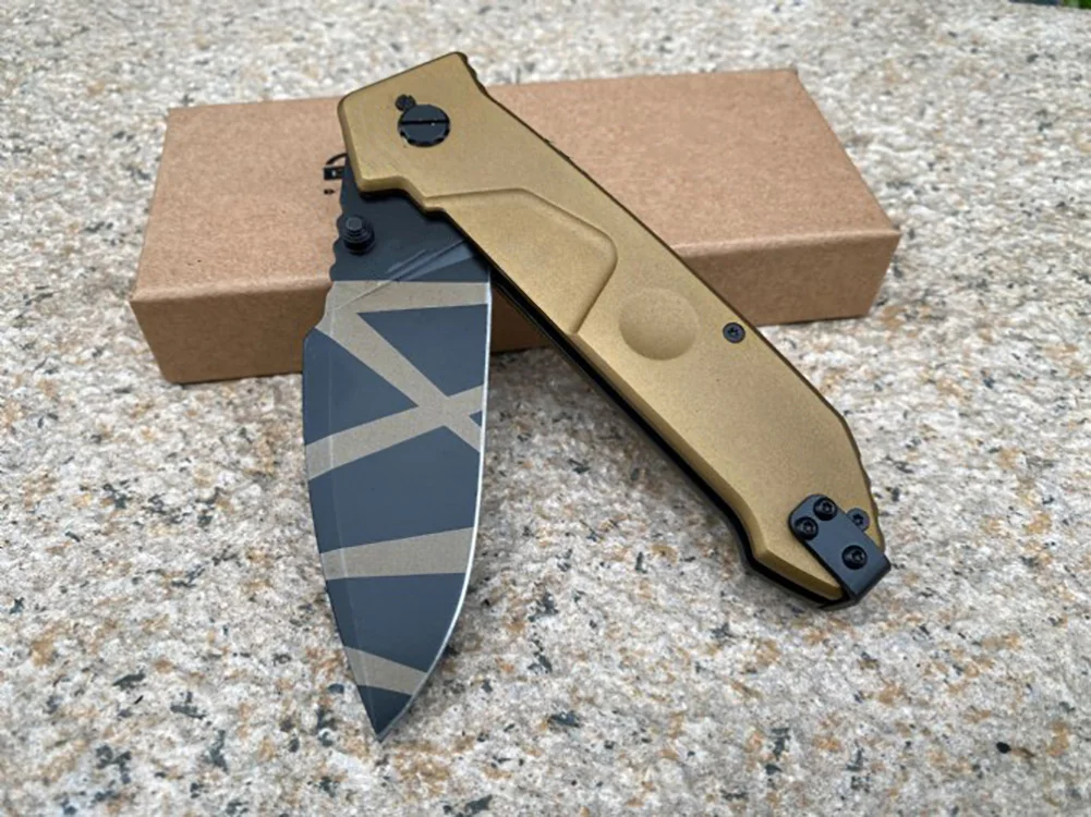 Тактический складной нож ER MF1 Tiger Stripe N690 ручка из алюминиевого сплава карманные