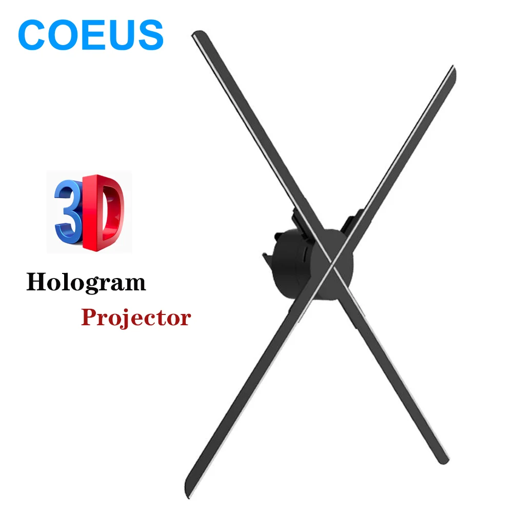 

Голографическая 3d проекция COEUS, плавающая голоя лампа, воздушный вентилятор для съемки изображений, светодиодный голографический Мобильный Рекламный аппарат