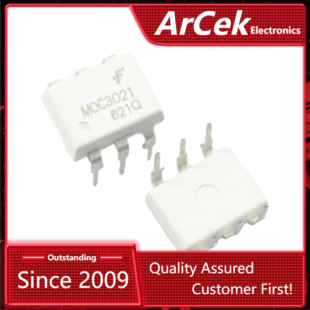 

10Pcs/Lot MOC3021 DIP-6 Optical Coupler(OC) Optocoupler + Original