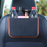 car accessories car handbag holder fur multifunction car organizer bag seat gap storage hangding bag tissue box auto interior ac