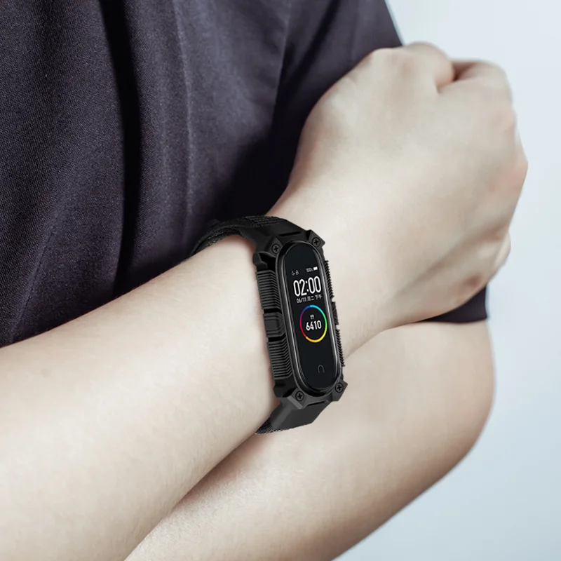 Браслет Для XiaoMi Band 6 спортивный нейлоновый ремешок Miband4 Miband 5 мужской и женский