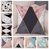 black and white geometric abstract decorative pillowcases pillow case plush 45x45cm nordic style cushion cover for sofa home
