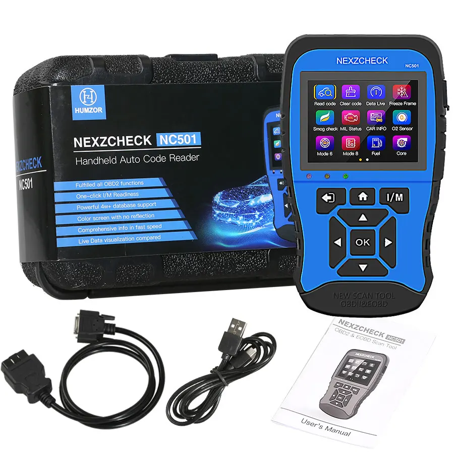 

Humзор NexzCheck NC501 OBD2 & EOBD сканер для универсальных автомобилей
