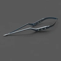 titanium alloy straight curved head gun type brain scissors neurosurgical instruments stainless steel gun scissors microscissors
