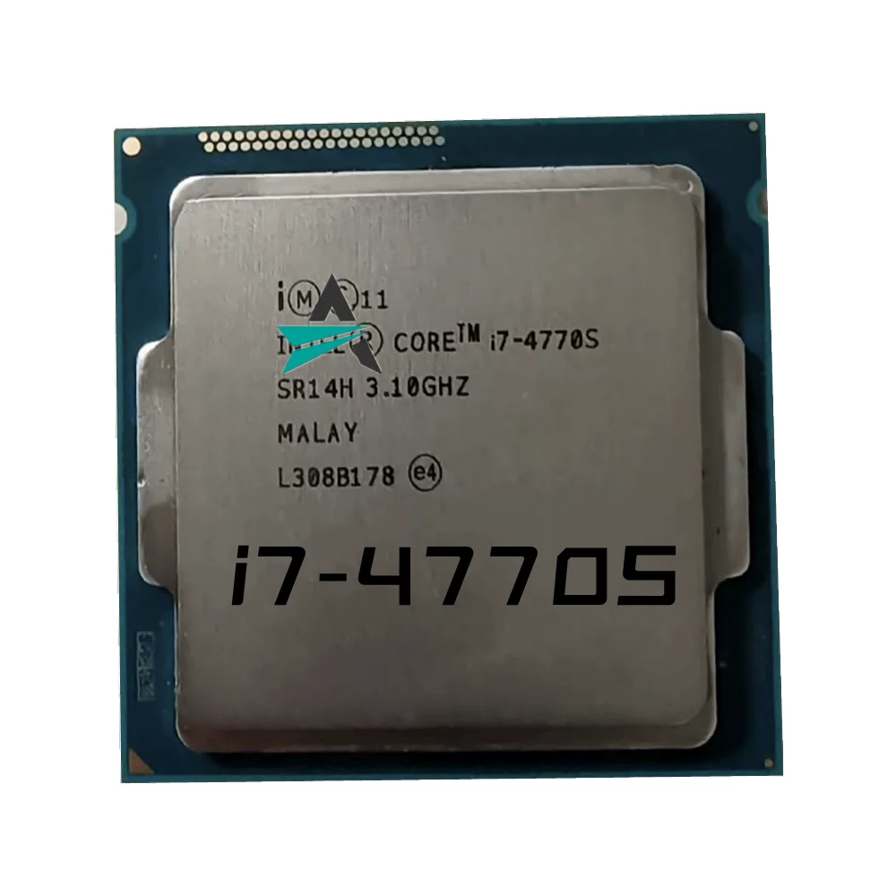 Б/у процессор Core i7-4770S i7 4770S 3,1 ГГц четырехъядерный восьмипоточный процессор 65 Вт 8 Мб LGA 1150 в наличии БЕСПЛАТНАЯ ДОСТАВКА