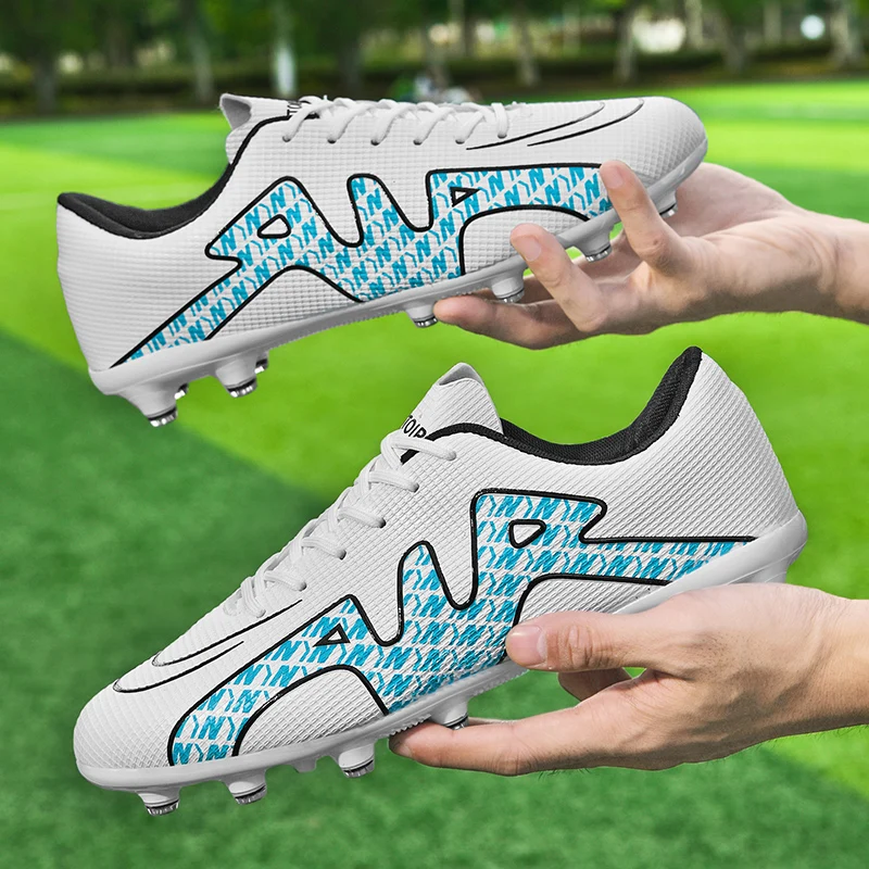 

23 Brand Men Soccer Shoes AG/TF Youth Football Boots Breathable Comfortable Non-Slip Athletic Training Cleat Shoe Unisex Sneaker