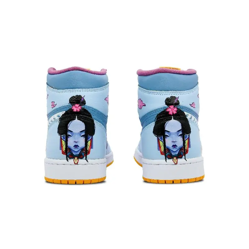 【Настроить】Винтажные баскетбольные кроссовки Jordan Air 1 Кроссовки унисекс 555088 -706