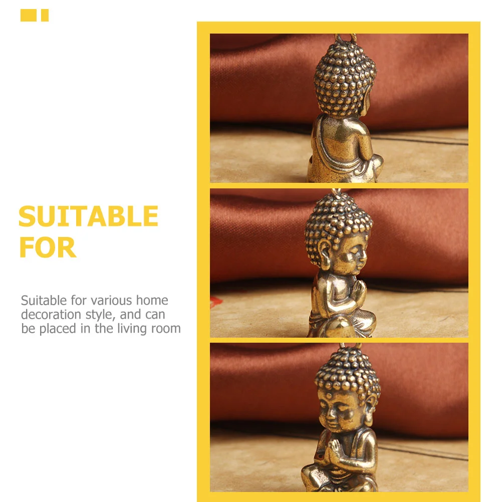 Статуя Будды в форме очарования настольная фигурка ретро брелок подвеска сделай