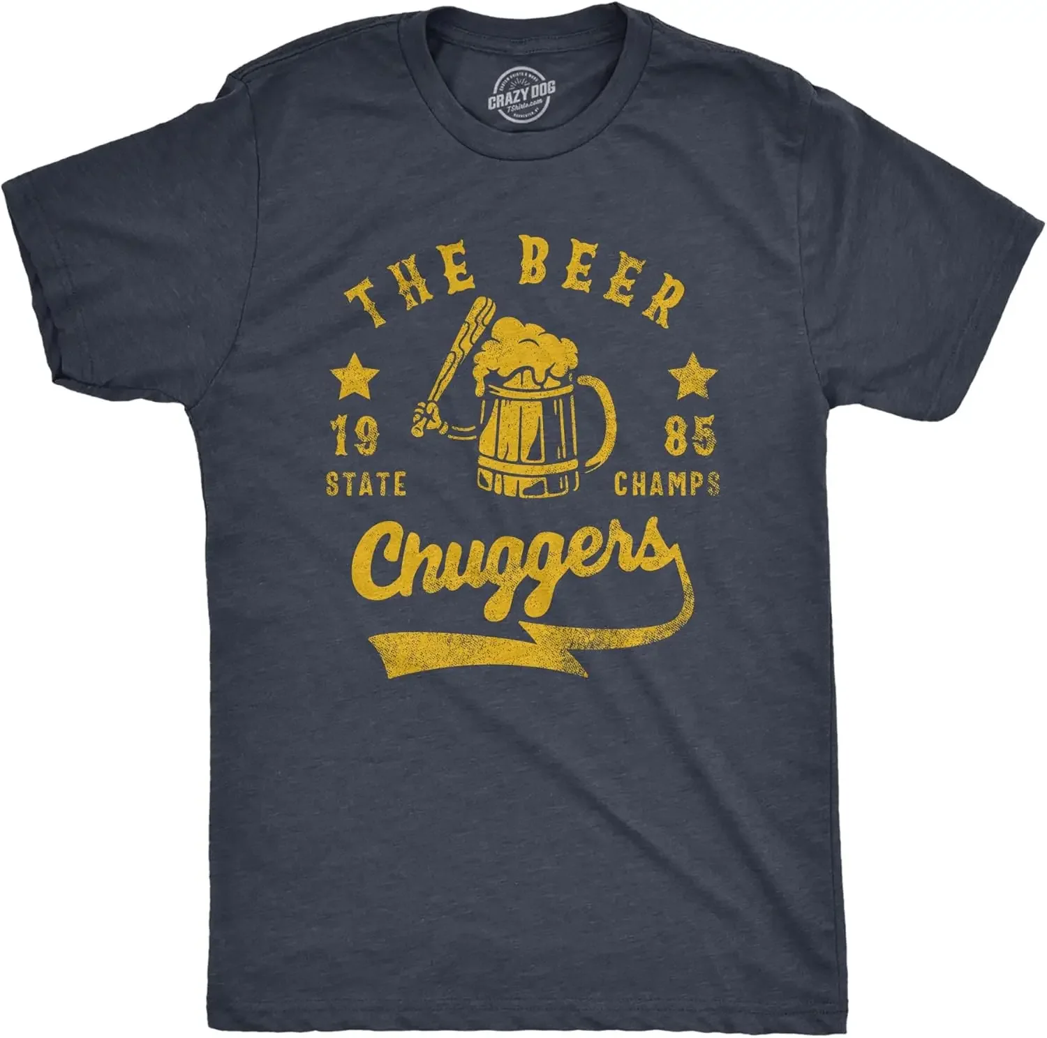Мужская футболка The Beer Chuggers забавная бейсбольная команда State Champs для любителей