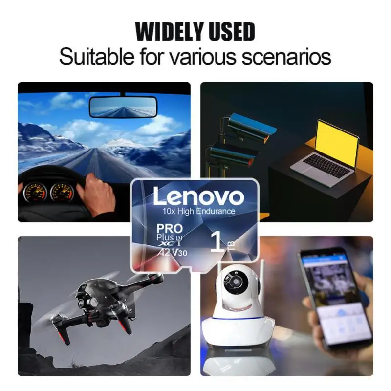 Карты памяти Lenovo Micro TF SD 64 ГБ 32 16 класс 10 высокоскоростная 128 256 U3 4K HD флеш-карта для