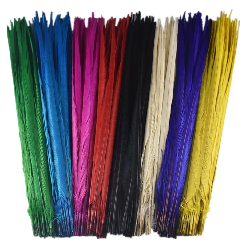 

40-45CM 16-18" Ringneck Pheasant Tail Feathers for Jewelry Making Feathers for Crafts Pheasant Feather Carnaval Assesoires Plume