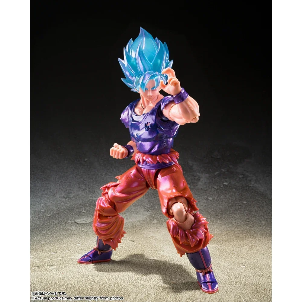 Оригинальная фигурка Драконий жемчуг SHF VJump Super Saiyan God Son Goku Kaio Ken аниме игрушки