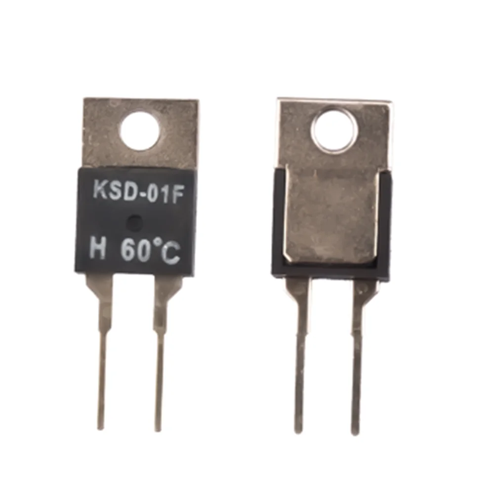 

40 50 60 70 80 90 100 DegC NC Normally Closed NO Normally Open 1.5A Thermal Switch Temperature Sensor Thermostat KSD-01F JUC-31F