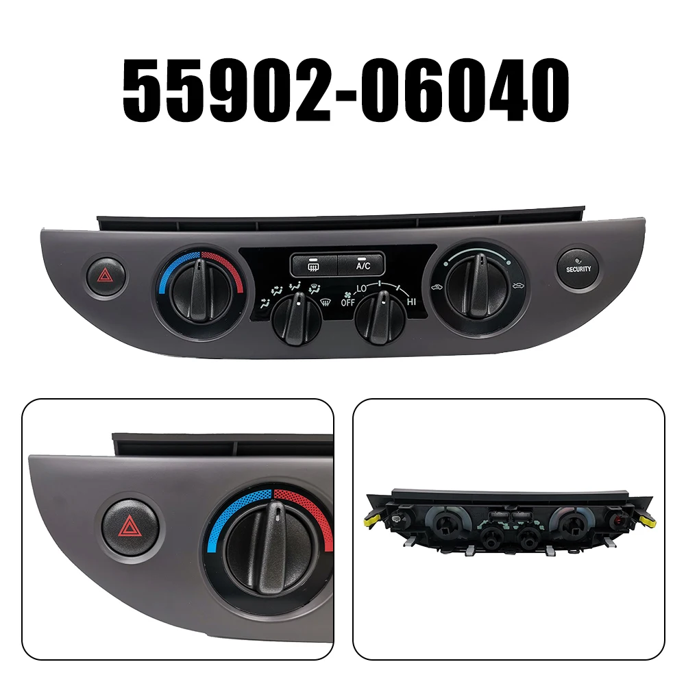 

1x Brand New Air Conditioning Vent Control Switch Assembly #55902-06040 Fits For Toyota-Camry 2003-2006 High Quality Car Parts