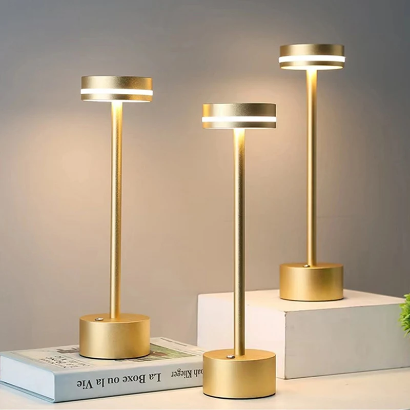 

LED Table Lamp With Touch Switch, 4000mAh Rechargeable Battery