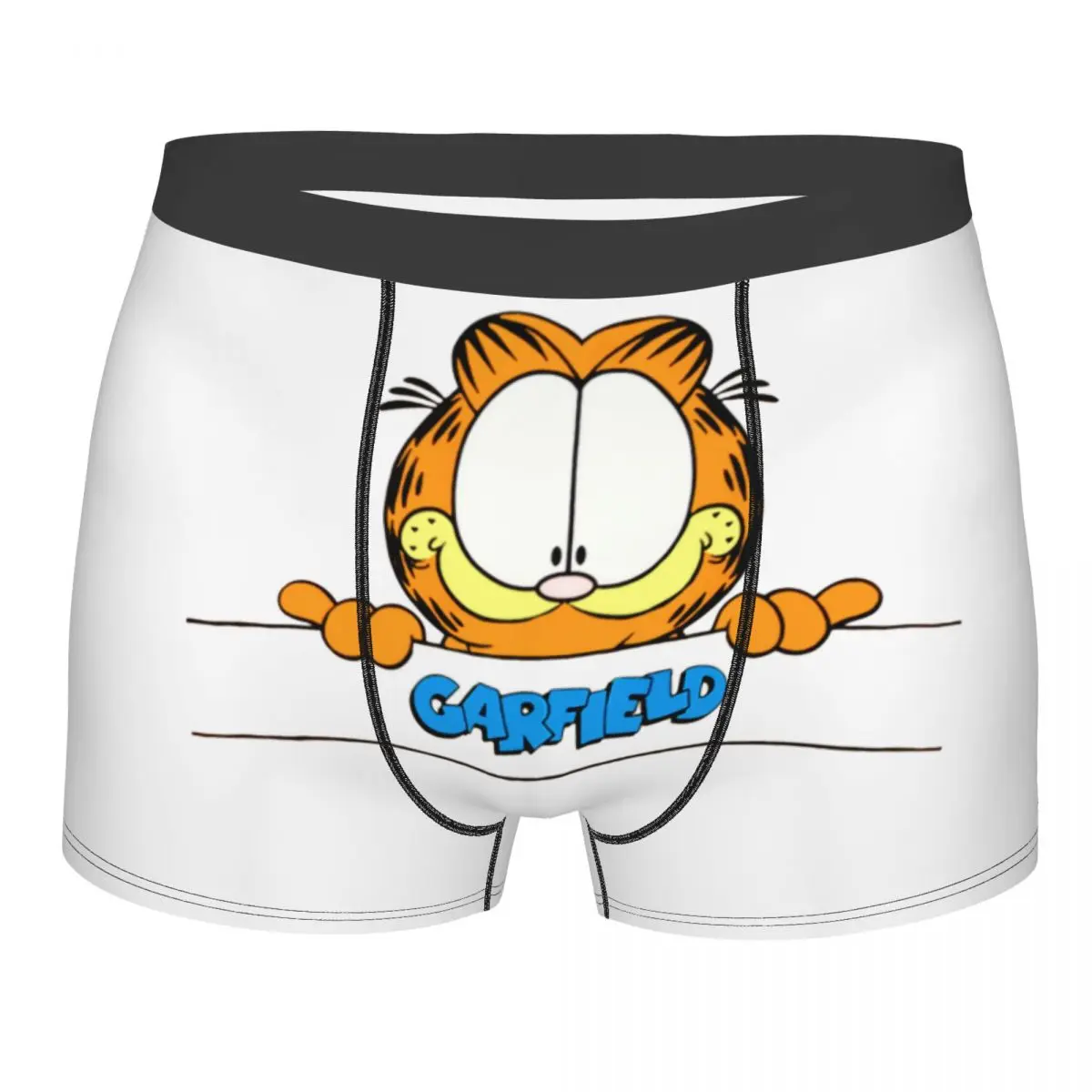 Винтажные шорты-боксеры Garfields на заказ для мужчин нижнее белье с милым котом и 3D