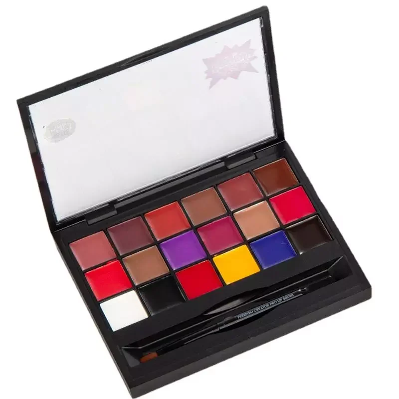 

NEW2023 Long Lasting Lipstick Palette 18 Colors Waterproof Matte Lip Gloss Palette Lip Makeup Palette for Girls and Women