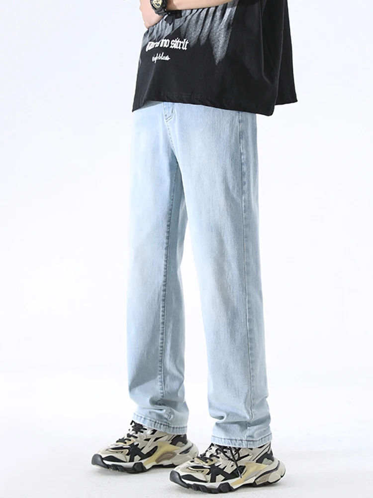 Men's Loose Jeans High Street Vibe Trend Brand American Teen Casual Pants Baggy Wide Leg Pants Y2k Jeans Brand Men's Clothing