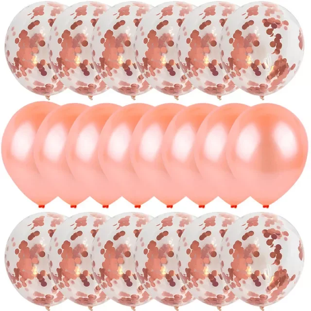 

Gold Confetti Balloons Set Metallic Chrome ballon Birthday Party Wedding Decoration Anniversary Globos Baby Shower Balloon