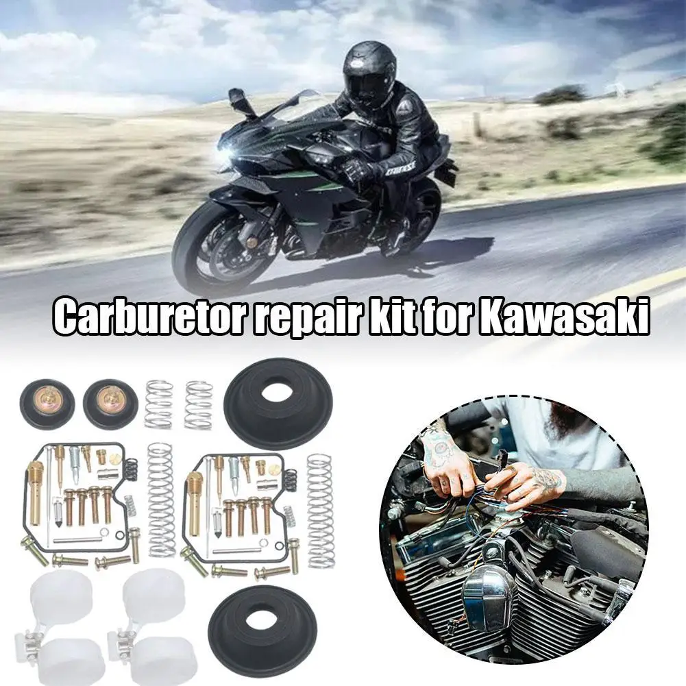 

Ремонтный комплект карбюратора мотоцикла для Kawasaki ZRX400 ZR400C 1989-1997, Ремонтный комплект для ремонта, поплавковая диафрагма