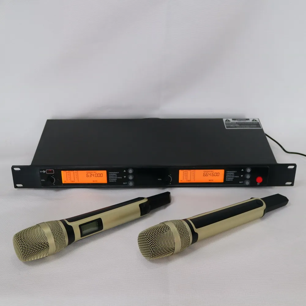 Усовершенствованная 2 портативная беспроводная микрофонная система SKM9000 EW100 G5 200