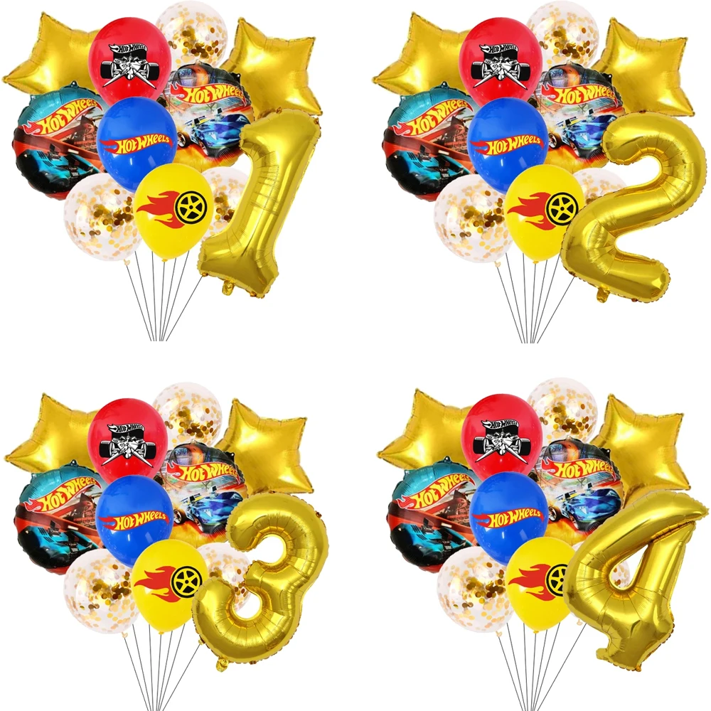 Hot Wheels украшения для букета воздушных шаров на день рождения 32 дюйма красный