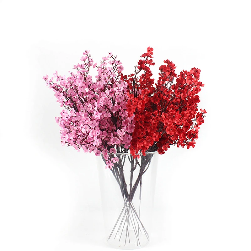 50 см искусственные цветы вишневый цветок детский гипсофил сделай сам свадебное