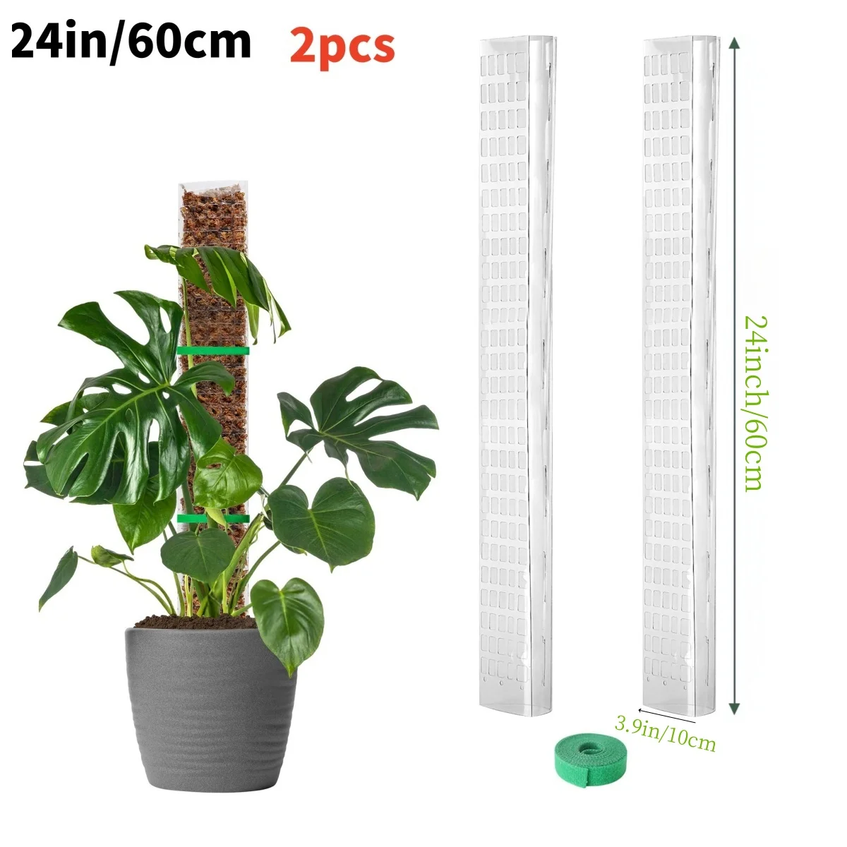 

Пластиковый столб для растений Monstera 24/36/48 дюймов