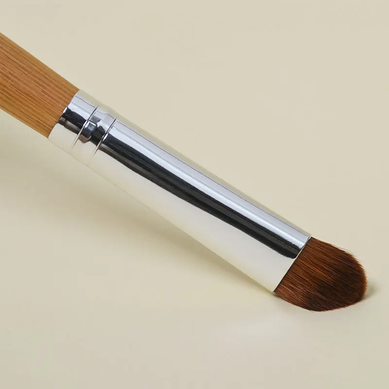 Бамбуковая ручка Кисть для макияжа глаз тени век кисть растушевки мягкие волосы