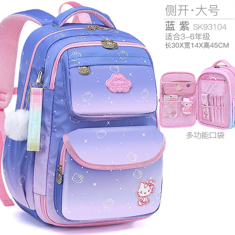 Disney children's schoolbag kindergarten first grade children's spine backpack 6352 Pink  kids backpack   school backpack