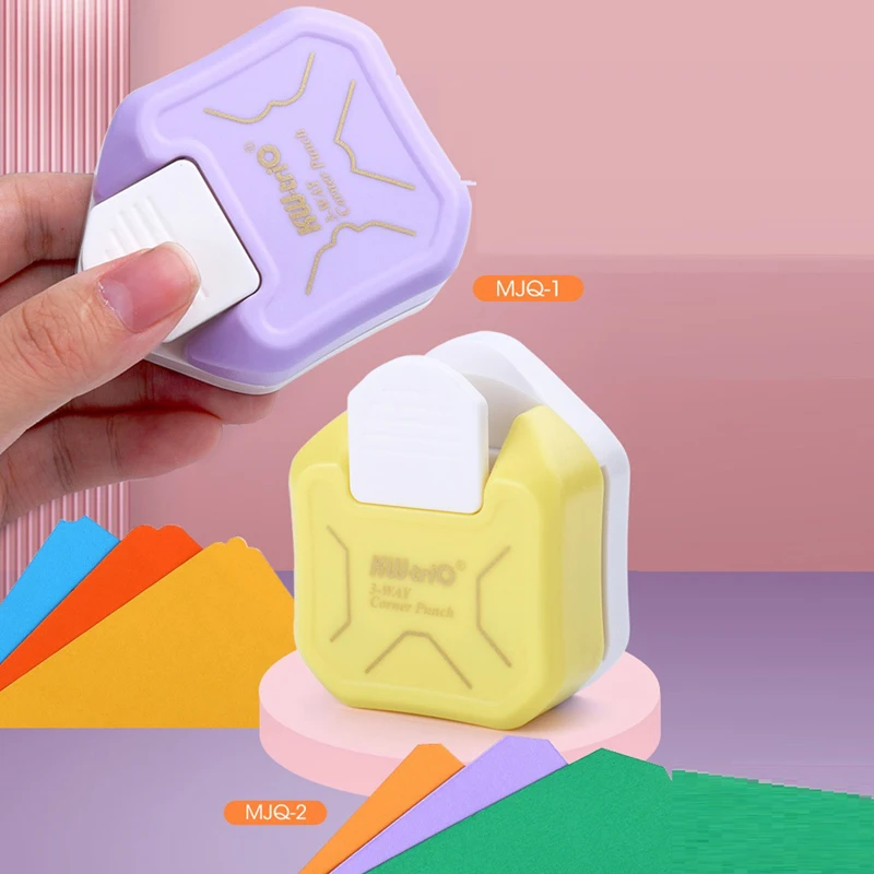 

3-In-1 Mini Corner Trimmer Corner Pattern Rounder Punch For Card Photo Paper Multi-Angle Rounders R4 Protagonist