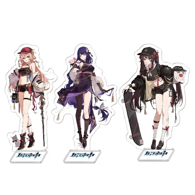 2024 аниме Genshin Impact Barbara Eula Yae Miko Ganyu Shenhe сексуальная серия акриловая