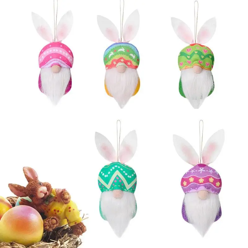 

5 шт., пасхальные гномы, плюшевая кукла без лица, различные Креативные украшения