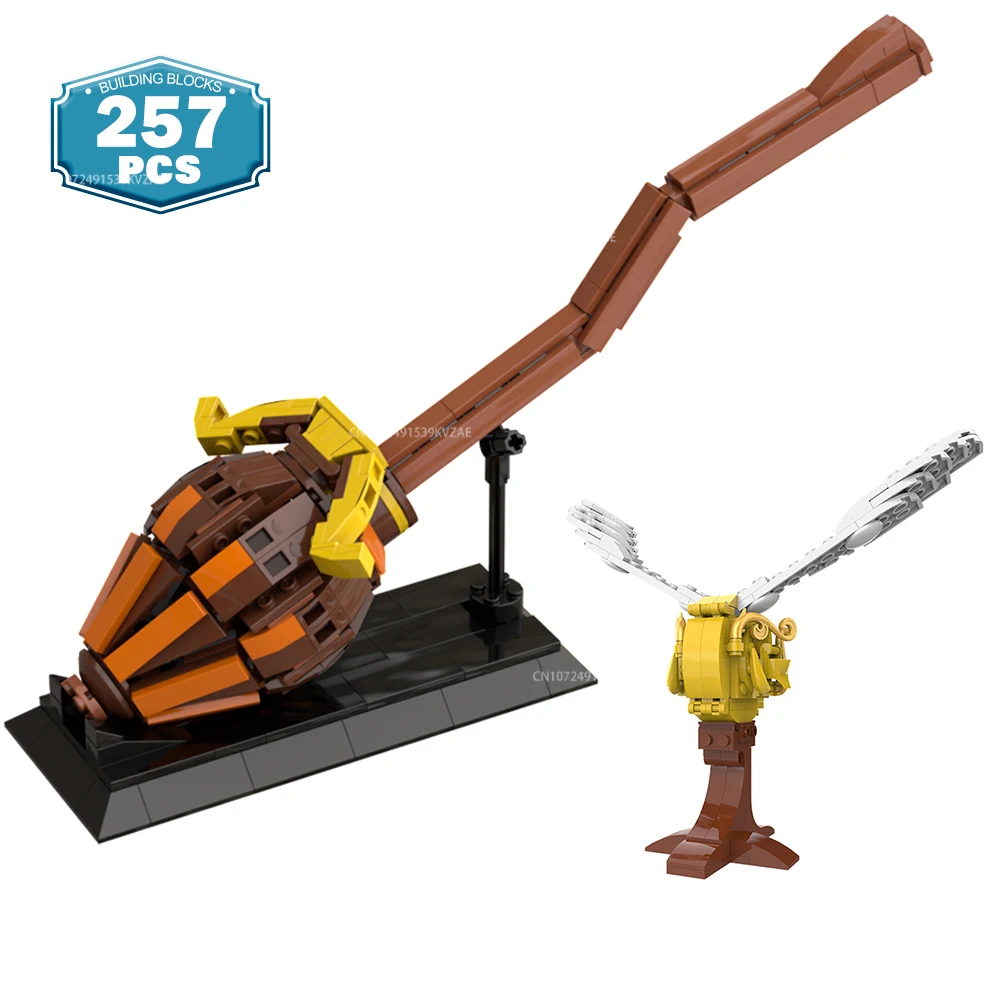 Волшебная метла MOC Харрис 2000 строительные блоки классический фильм звёздочный