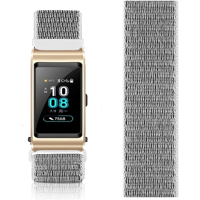 

For Huawei Talkband B5 Nylon Watch Strap Replacement sports watchbands Soft Bracelet 18mm Watch band Huawei B5 ремешок