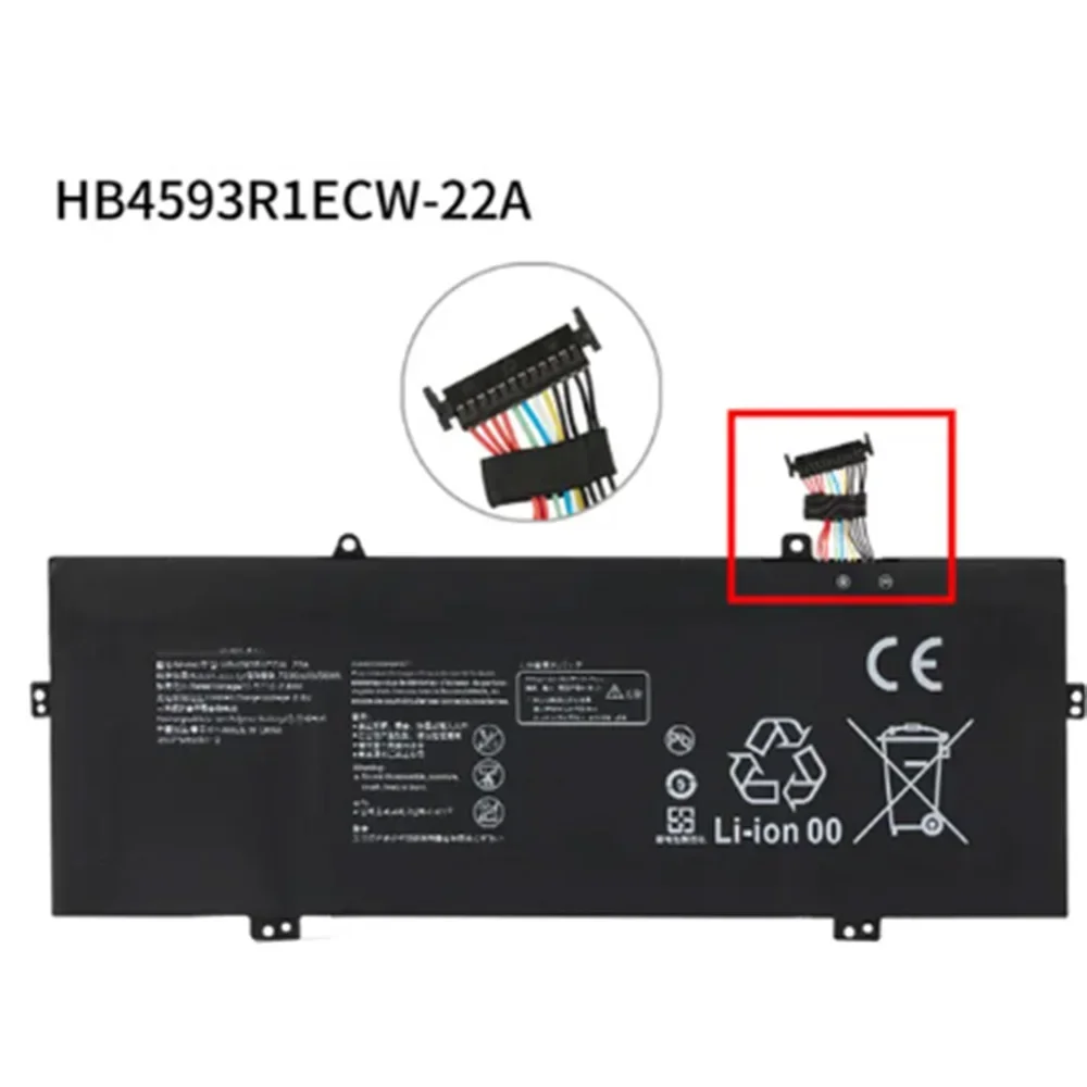 Оригинальный аккумулятор HB4593R1ECW-22 HB4593R1ECW-22A для Huawei Magicbook 14 2019 R5 2500U X Pro 13 9 VLT-W50 W60
