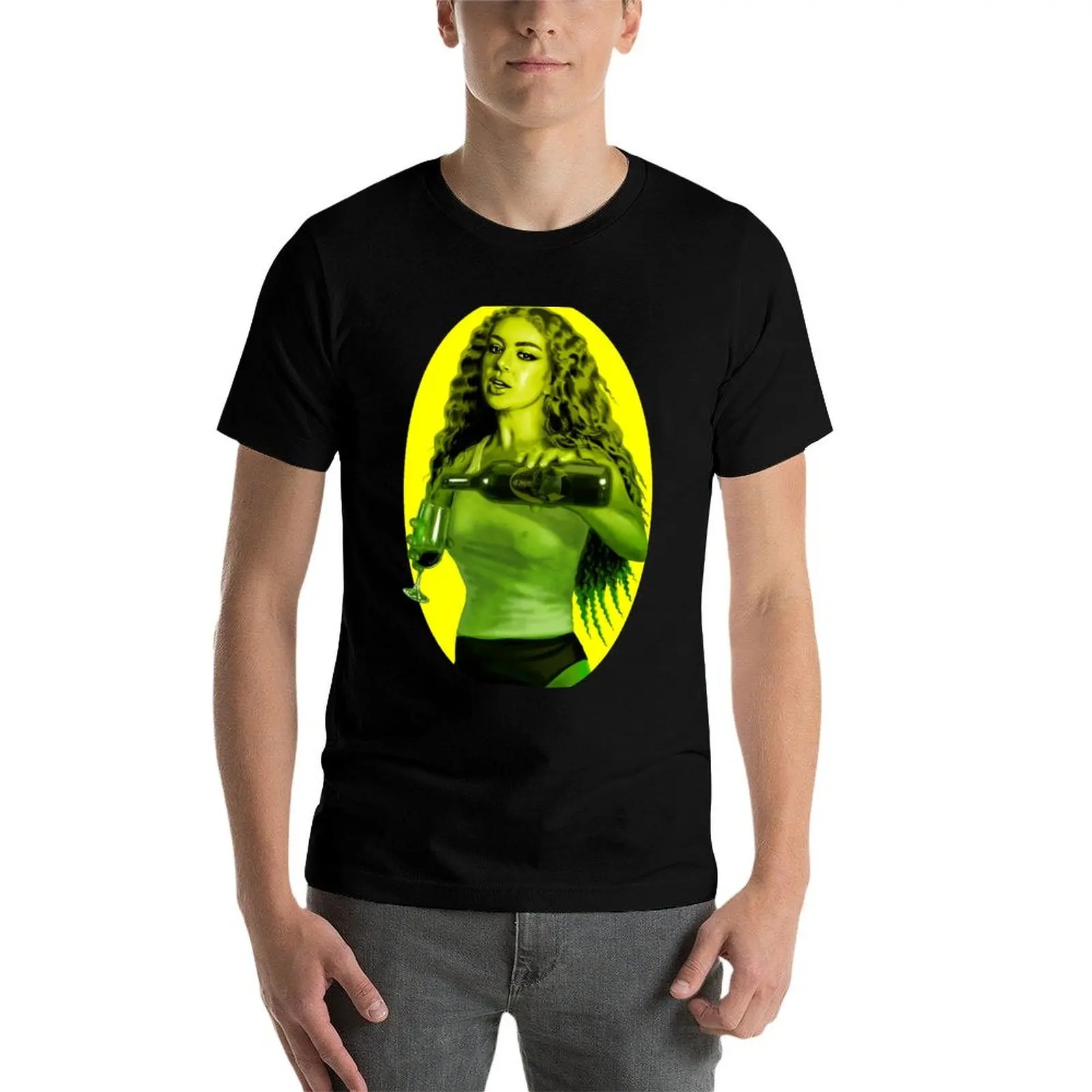 Футболка CHARLI XCX хлопковые футболки с рисунком большие размеры одежда в стиле