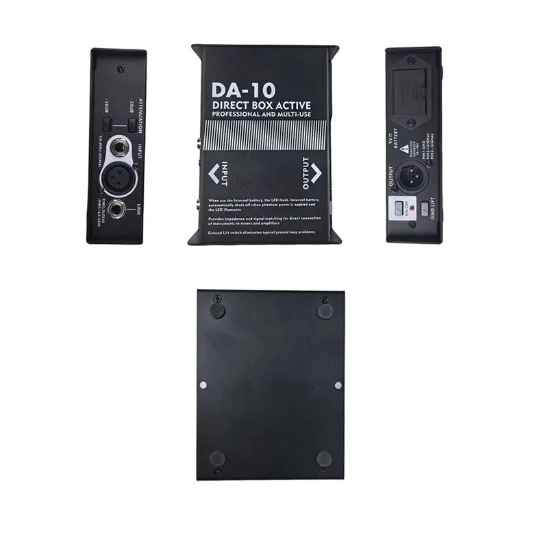 Фото M51K-Da-10 Активный DIBOX, импедансный трансформатор, устройство аудиоизоляции, портативное устройство DI Box для музыки. №2