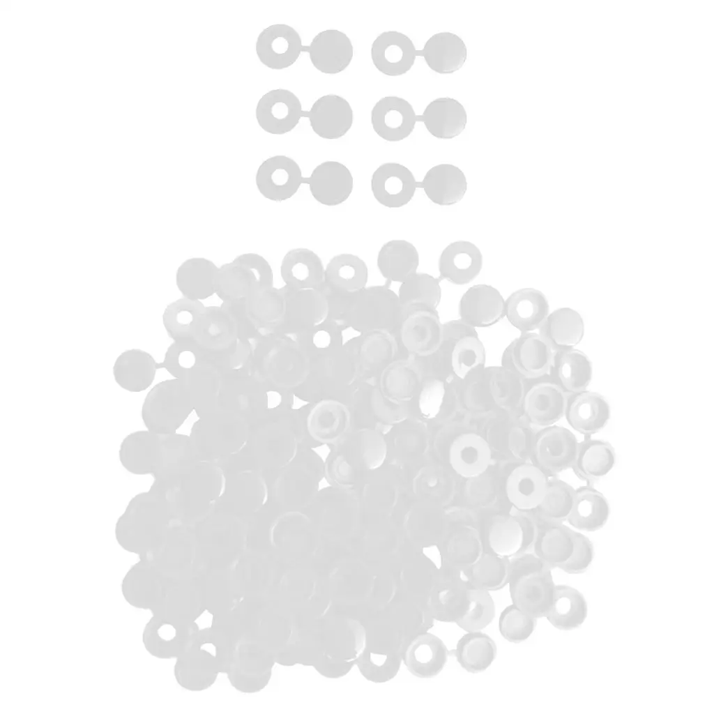 

100 шт. прочные откидные крышки с винтовым креплением 6 мм