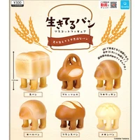 japanese genuine qualia capsule toys gashapon long feet bread toast food cute kawai creative ornaments