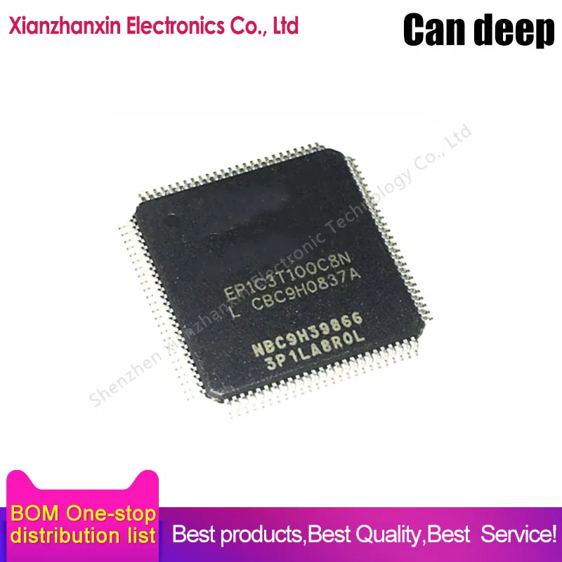 

1pcs/lot EP1C3T100C8N EP1C3T100I7N EP1C3T100 C8N I7N TQFP100 Programmable logic device new original chip